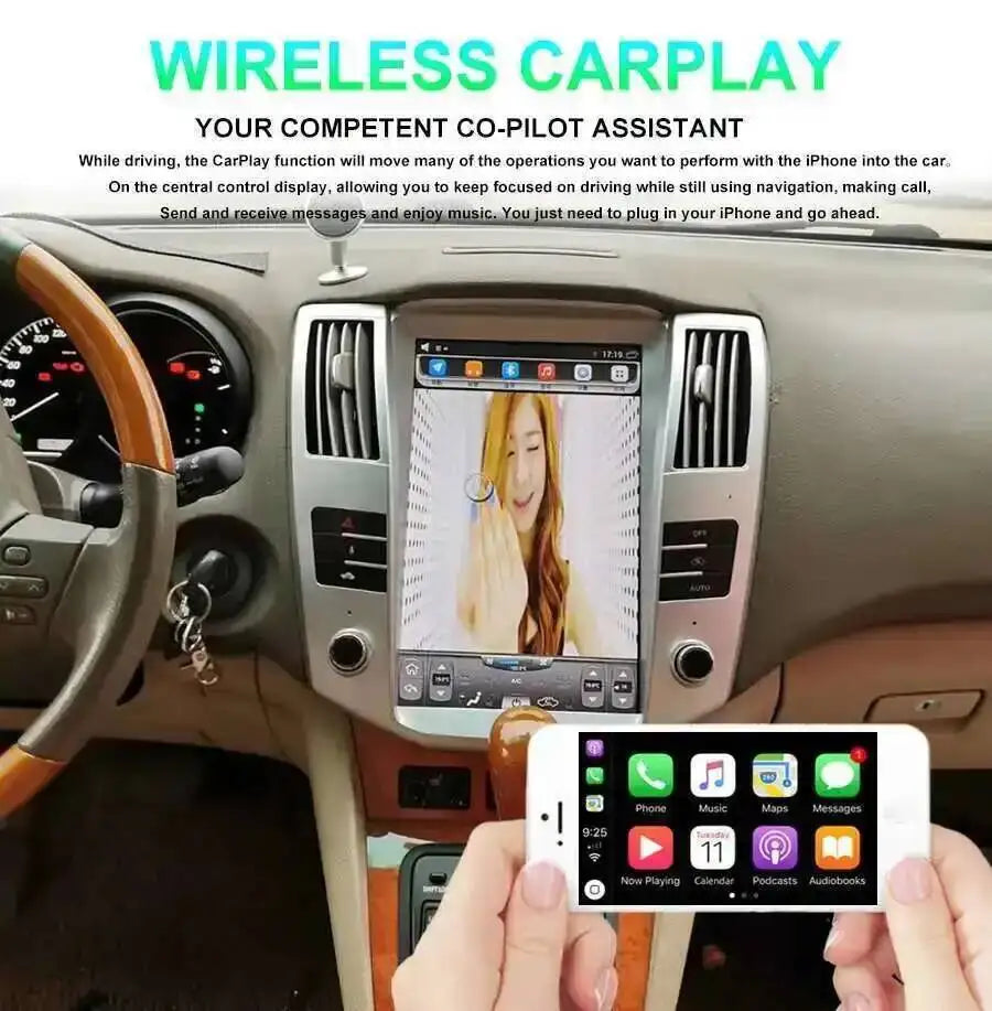 For Lexus RX300 RX330 RX350 RX400H 2003-2014 Android15 Car Radio Stereo Multimedia Player  | AUTOKITSHOP