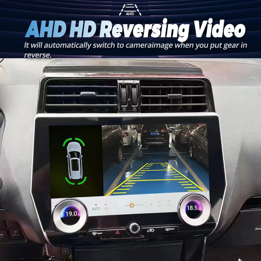 AHD Carplay BT Android 13 Navirider 11.6inch Car Radio QLED Car Multimídia Player HU For T