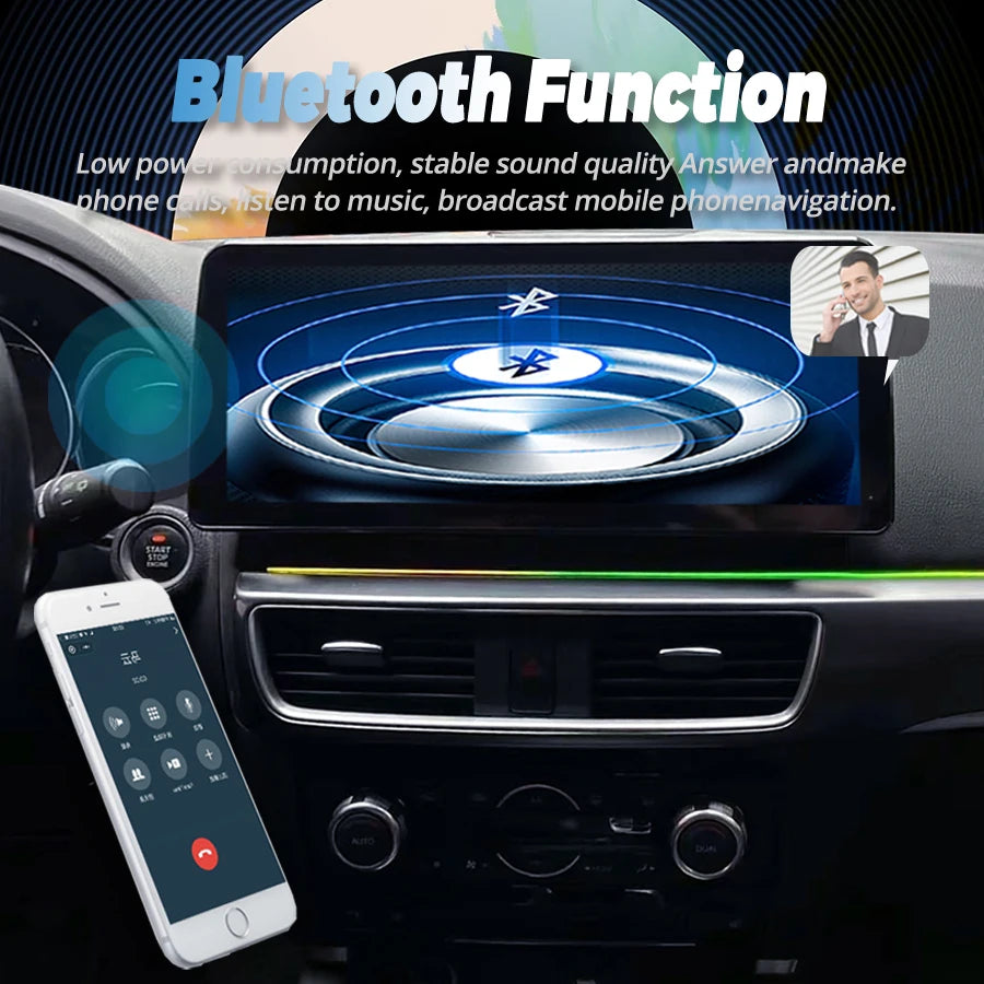 12.3 Inch For Mazda CX-5 CX5 2012 2013 2014 2015 Wireless Carplay Android 14 Auto Car Radi | AUTOKITSHOP