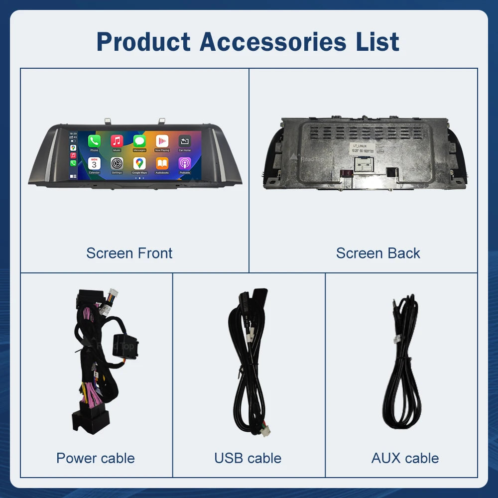 10.25 1920*720 Multimedia Display For BMW 5 Series F10 F11 2011-2017 CIC NBT Touch Screen  | AUTOKITSHOP