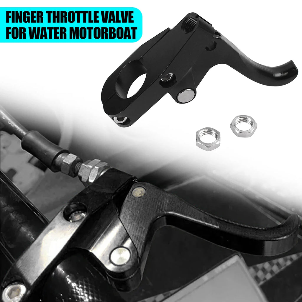 CNC Finger Throttle Lever 22mm Handlebar M10 Thread For Kawasaki JS300 JS440 JS550 Blaster 650 7 - Automotive LED Light