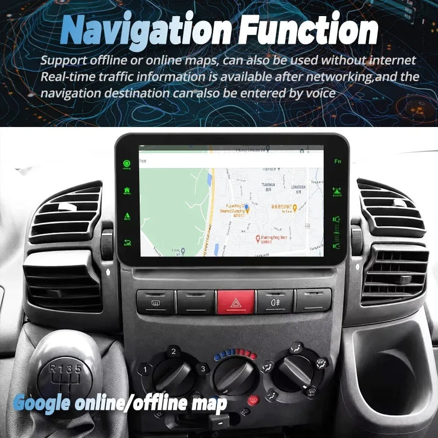 M For Fiat Ducato 2002-2006 Citroen Jumper Peugeot Boxer 2002-2006 Android Screen CarPlay  | AUTOKITSHOP