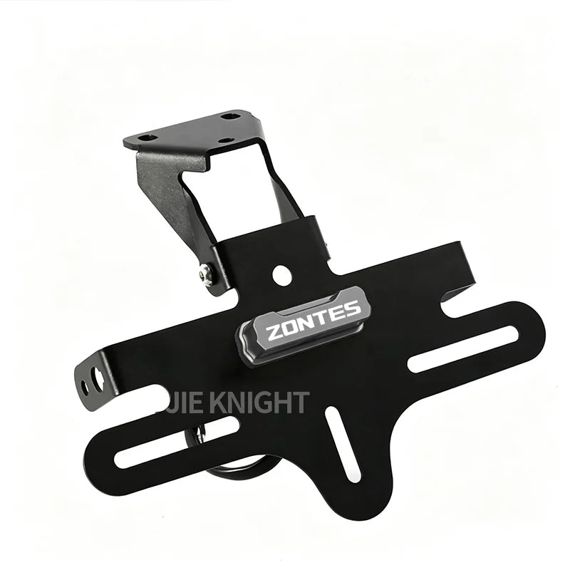 For Zontes 703RR 703 RR Motorcycle Short Tail License Plate Bracket Foldable License Plate Brack - Automotive LED Light