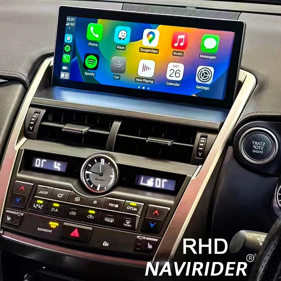 RHD Multimedia Player Stereo Radio For Lexus NX NX200 NX200T 300h 2018-2021 CarPlay 8+256G