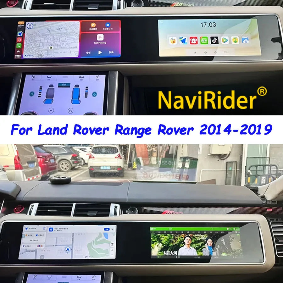 12.3+12.3“ Dual Screen For Land Rover Range Rover 2014-2019 Android 14 Car Radio Carplay G | AUTOKITSHOP