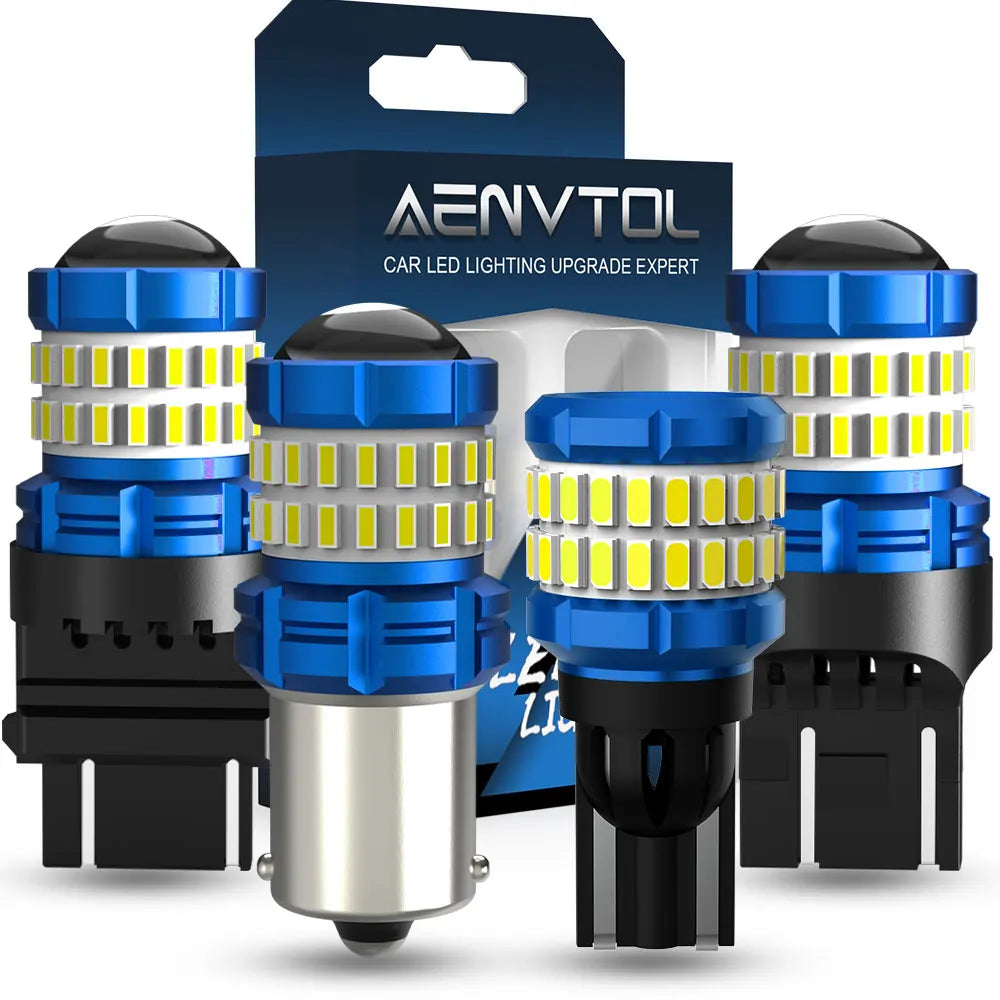 2-Piece LED Interior Light Kit for AENVTOL 2pcs Canbus T15 W16W P21W BA15S LED Backup Reverse L - Canbus Error-Free B...