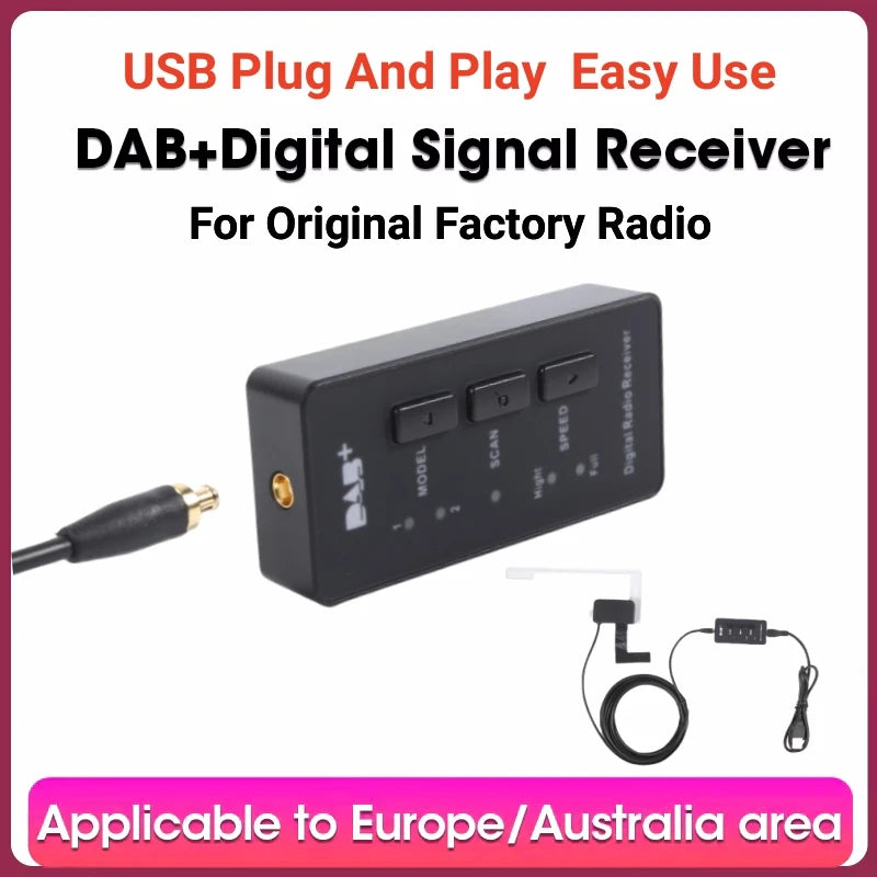 Digital DAB + Radio Tuner Receiver Stick For Original Factory Radio DAB Antenna Modules Wi | AUTOKITSHOP