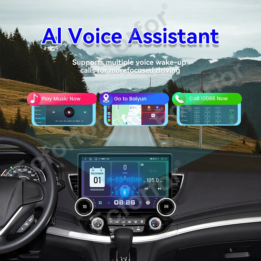 11.5 Inch Android 15 Wireless Carplay For Honda CR-V 2012-2016 Modern Upgrade High Definit