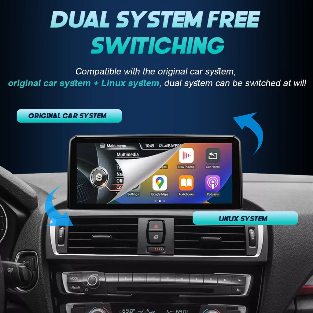 Wireless Carplay Android Auto For BMW 3 4 Series F30 F31 F32 F33 F34 F36 NBT Multimedia Di