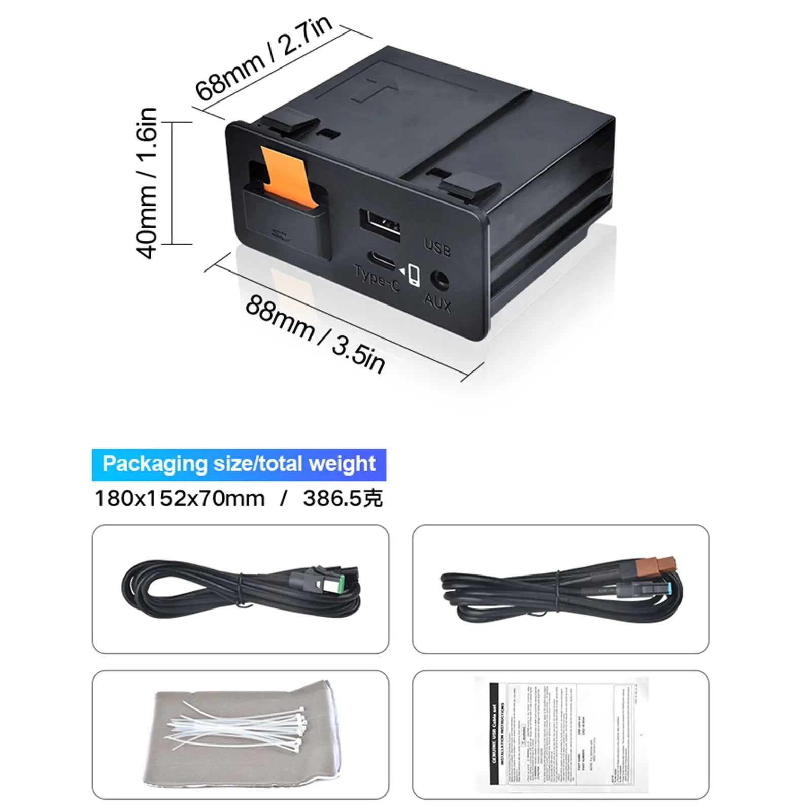 P3B Type-c Fast Charging For Apple Android AUTO Wireless Connected For Mazda 2 3 6 CX30 CX