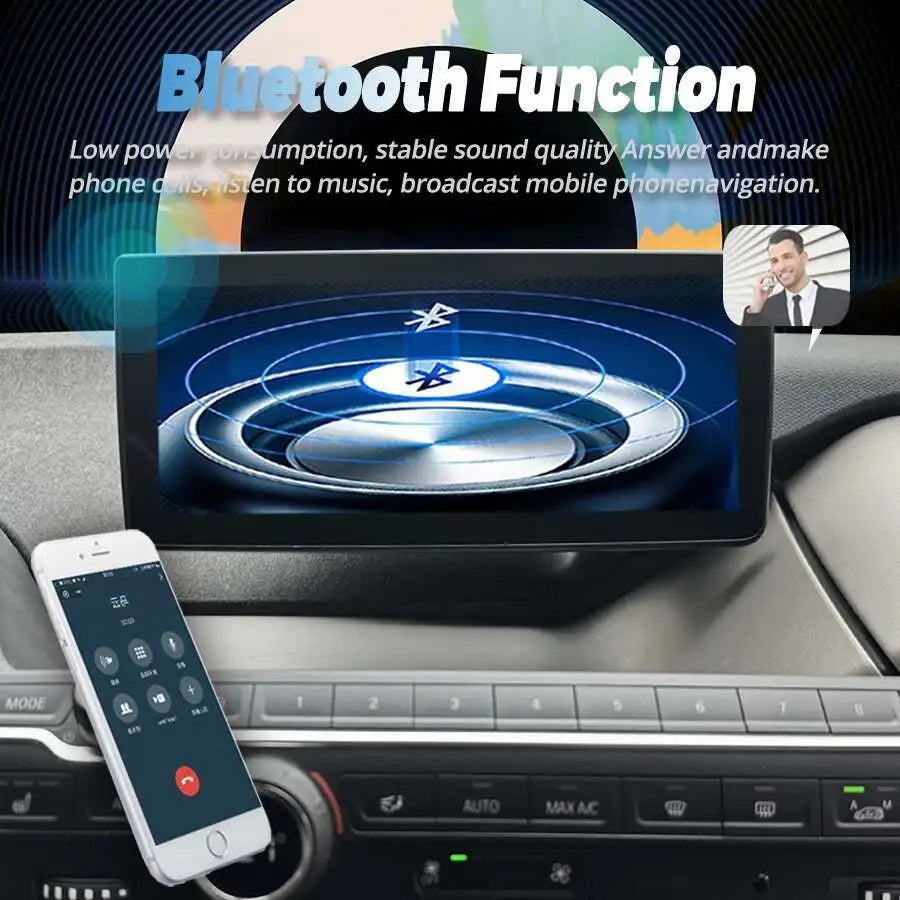 Android 14 Qled Screen Wireless Carplay For BMW i3 I01 NBT EVO System 2013-2020 Car Multim