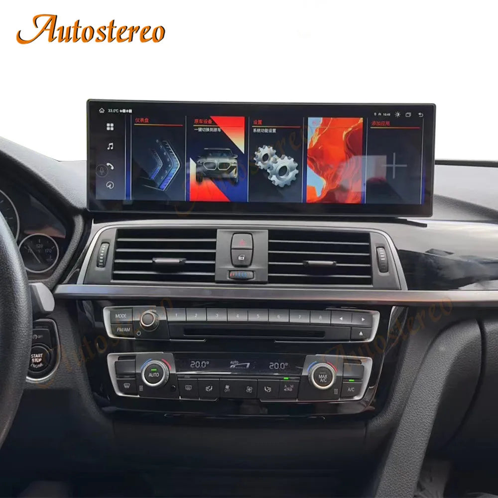 ID8 14.9 Inch Android 14 Carplay For BMW 3 Series F30 F31 BMW 4 Car Multimedia Player GPS