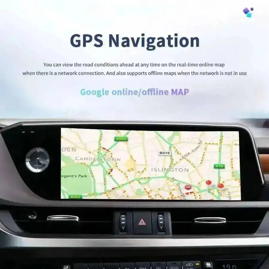 Navigation Carplay Car Radio Car GPS Stereo BT For Lexus ES ES300h ES350h ES300 ES330 ES35