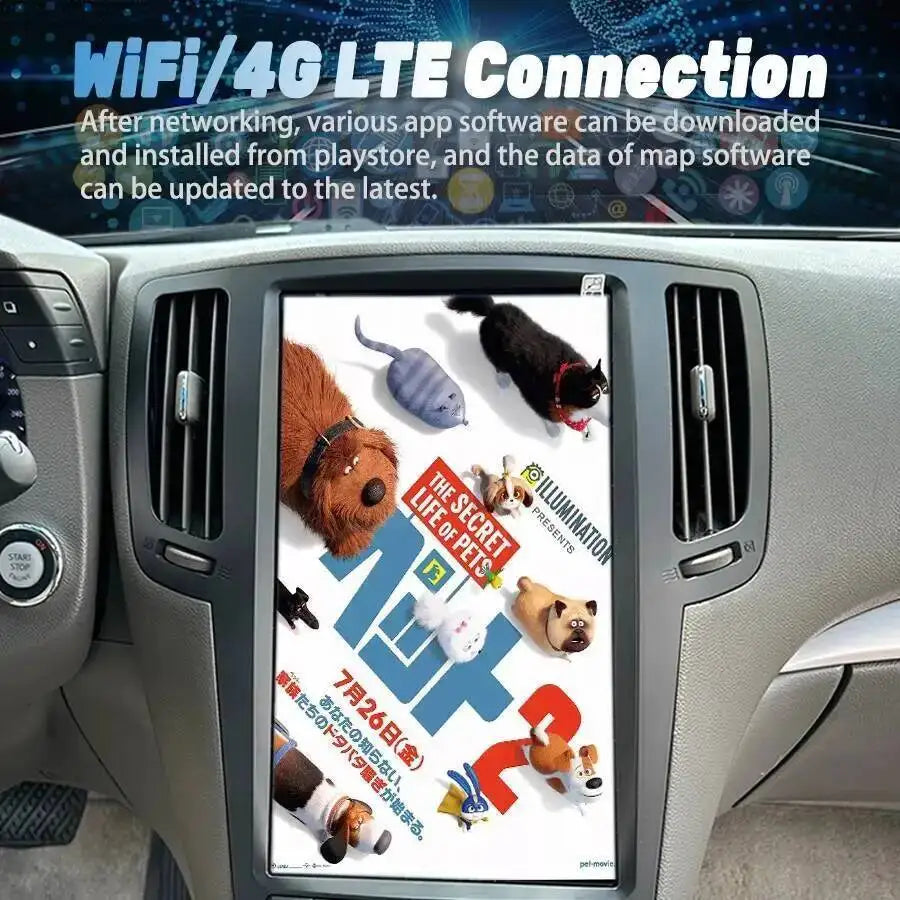 13.6" Carplay Car Multimedia Video For INFINITI G37 2007-2013 GPS Player Stereo Navigation | AUTOKITSHOP