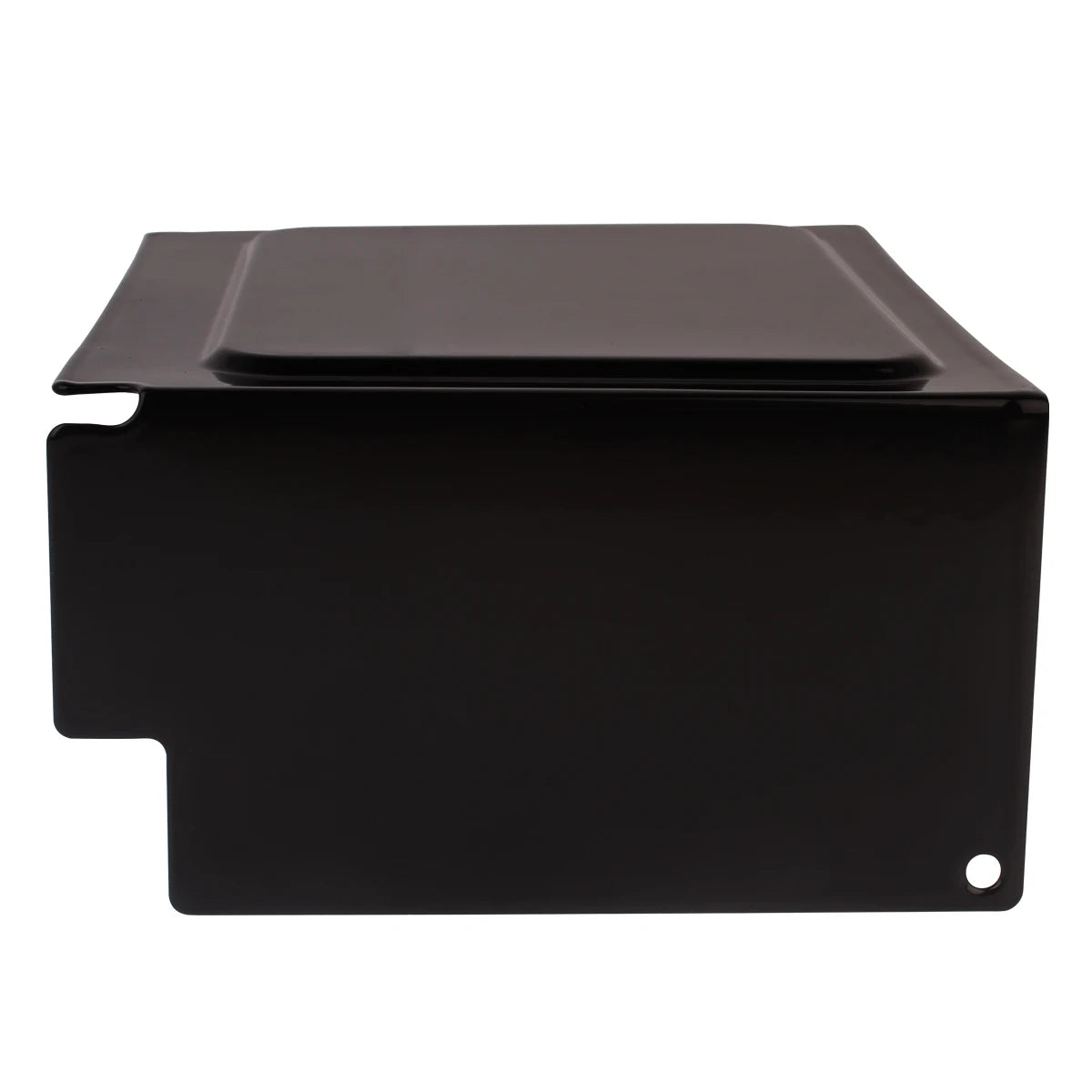Gloss Black Metal Battery Side Fairing Covers for Harley Sportster XL 1997-2003 & Dyna 1997-2005 - Automotive LED Light