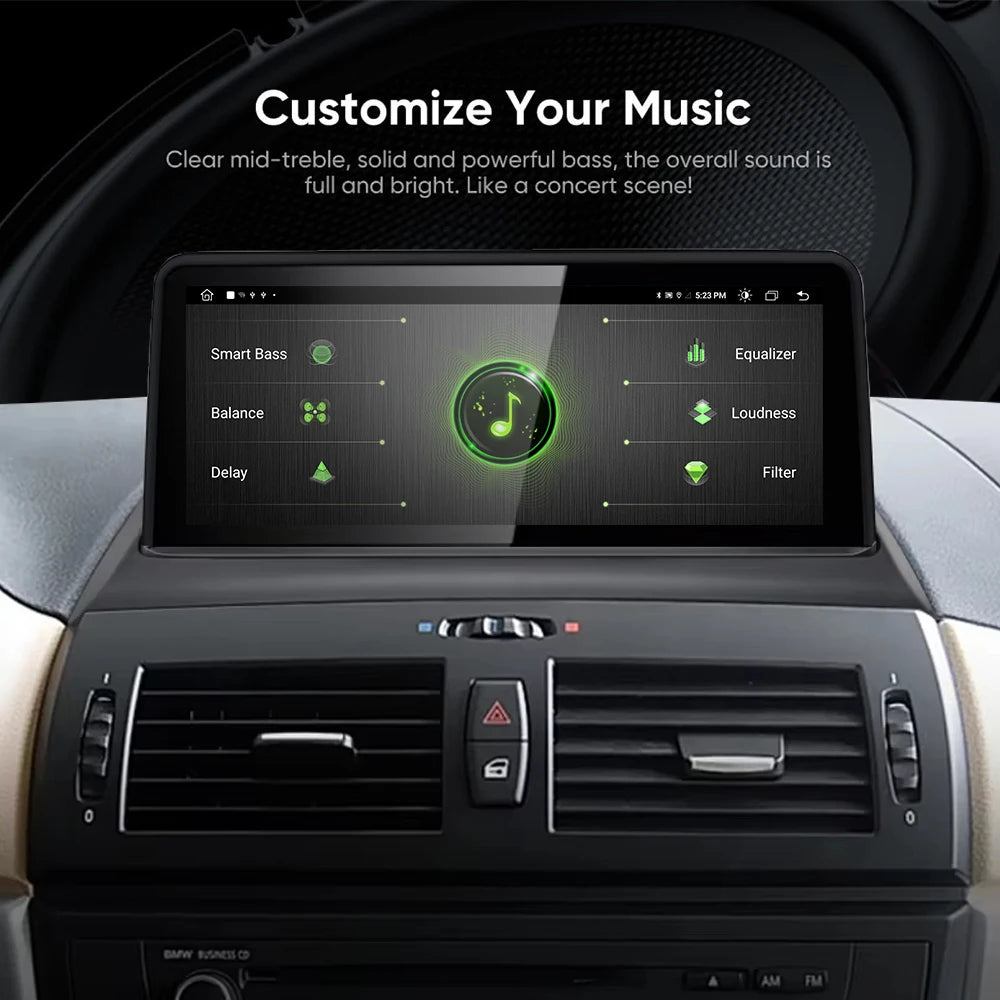 10.25inch Android For BMW X3 E83 2004 - 2010 Car Radio Multimedia Video Player GPS Navigai