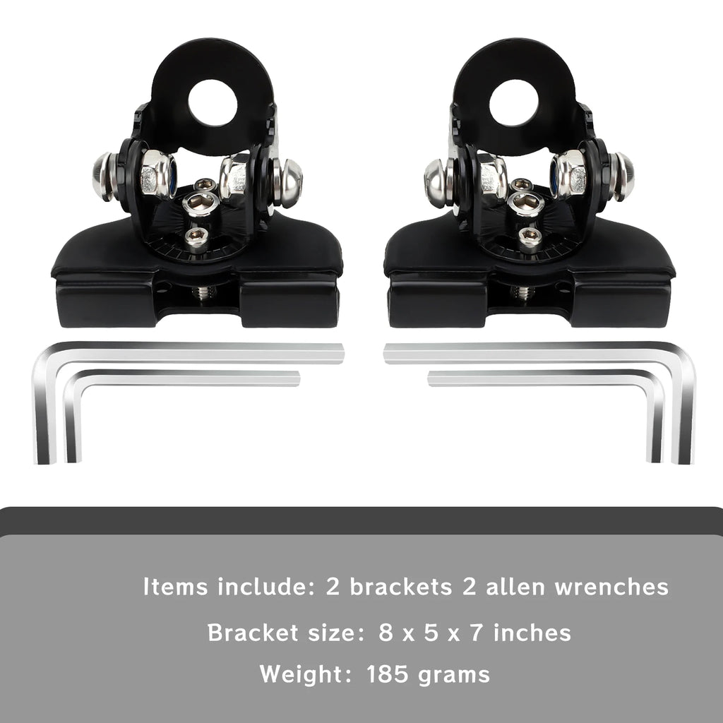 Engine Hood LED Light Bar Mounting Bracket Work Light Mount Holder Base Universal for Cars Sedan - Automotive LED Light