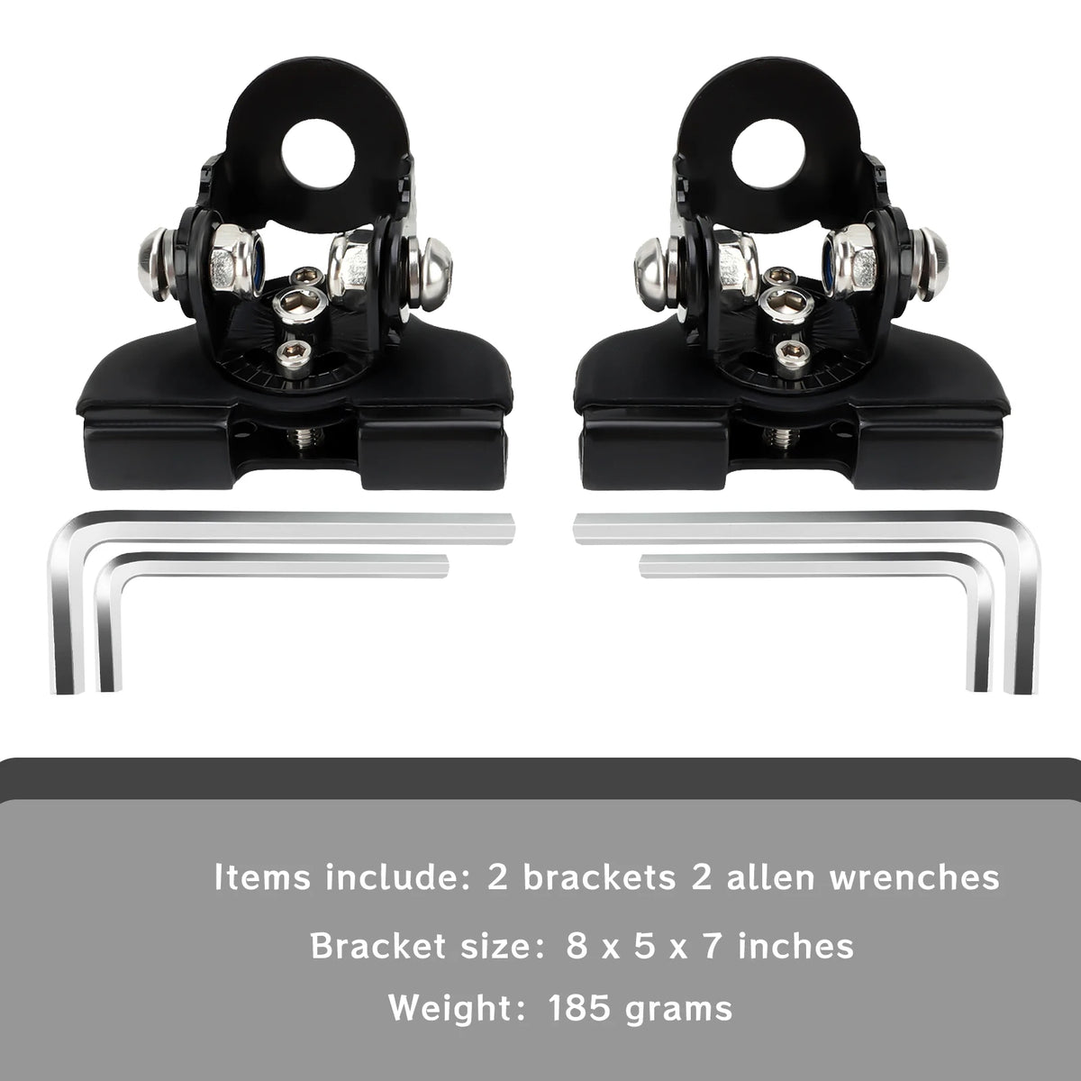 Engine Hood LED Light Bar Mounting Bracket Work Light Mount Holder Base Universal for Cars Sedan - Automotive LED Light