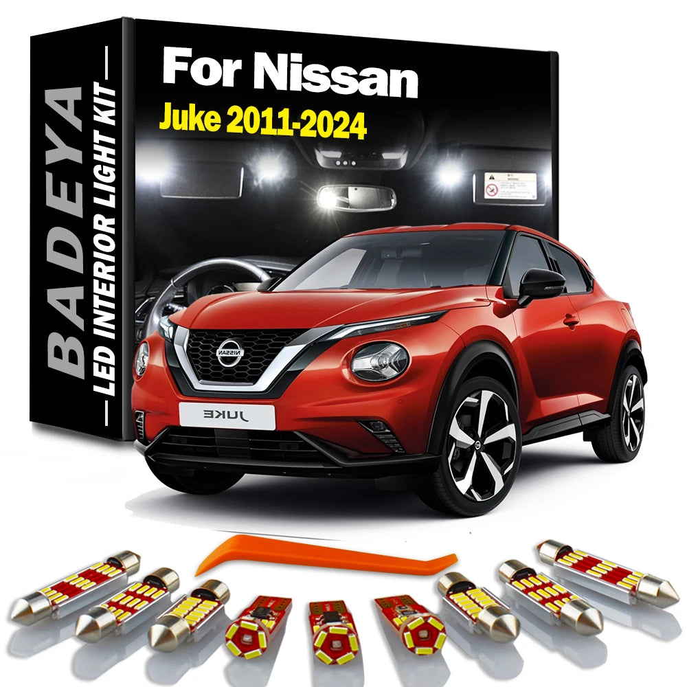 LED Interior Light Kit for Nissan 2011-2013 - Canbus Error-Free Interior Bulbs