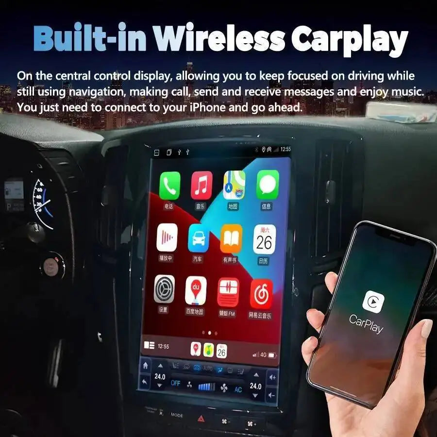 Carplay Navigation Auto Radio Stereo Multimedia Player GPS 13.8“ Android For Infiniti GS35 | AUTOKITSHOP