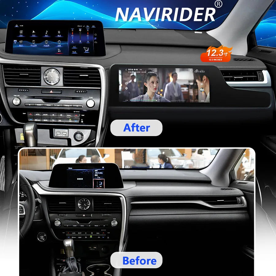 12.3“ For Lexus RX RX300 2016 - 2022 Android15 Co-pilot Entertainment Screen Car Multimedi | AUTOKITSHOP