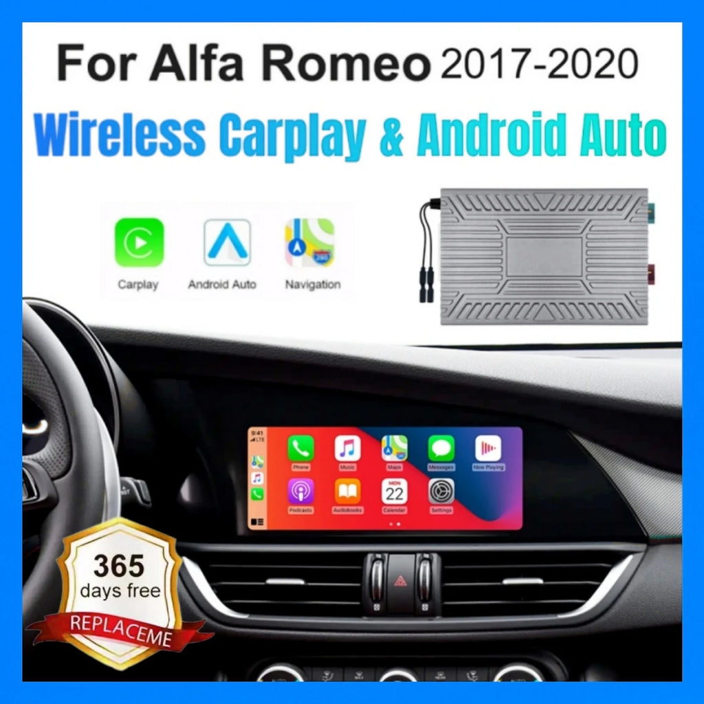 Wireless Carplay Module For Alfa Romeo Giulia 2017-2020 Wireless Android Auto Box Support  | AUTOKITSHOP