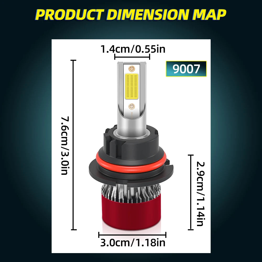 150W High Power Canbus No error Car LED Headlight 30000LM Car Turbo Light 6000K White 12V