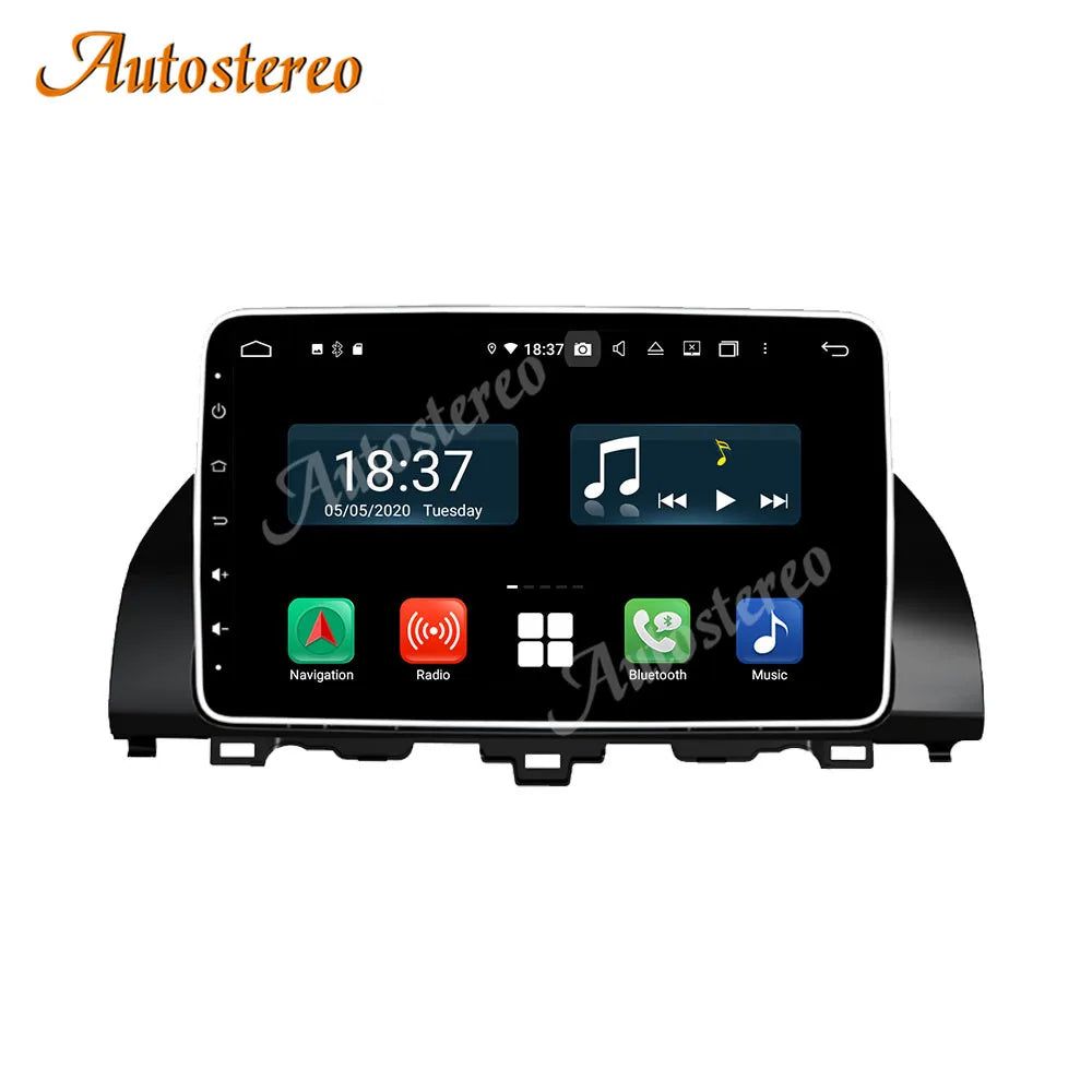 Carplay For Honda Accord 10 Android 14 Car Radio GPS Navigation Multimedia Player Android