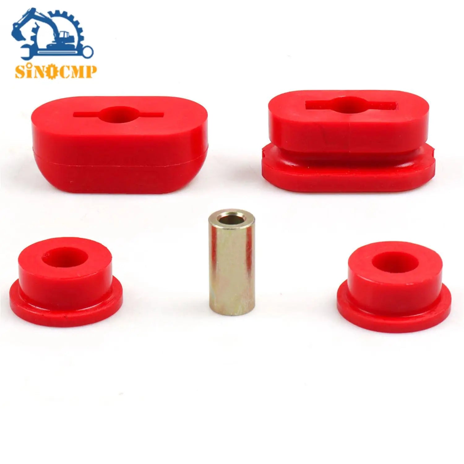 SINOCMP 1Set Lower Dogbone Engine Mount Bushing Kit Insert For Golf MK4 R32 1999-2006 A3 S