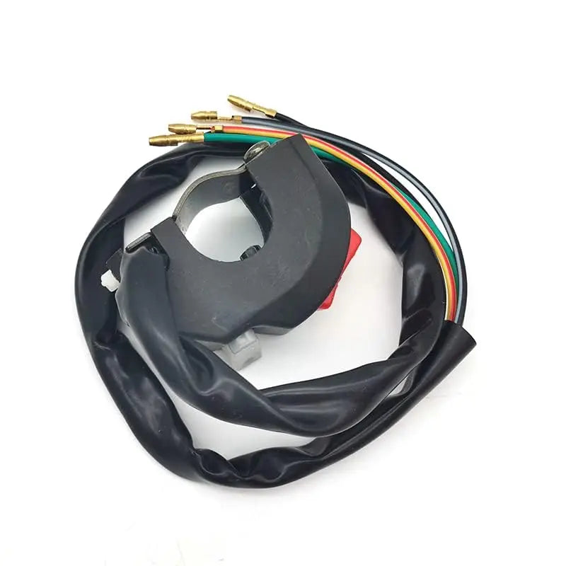 7/8" Motorcycle Handlebar Fog Headlight Horn Start Kill Switch ON OFF Button 12V