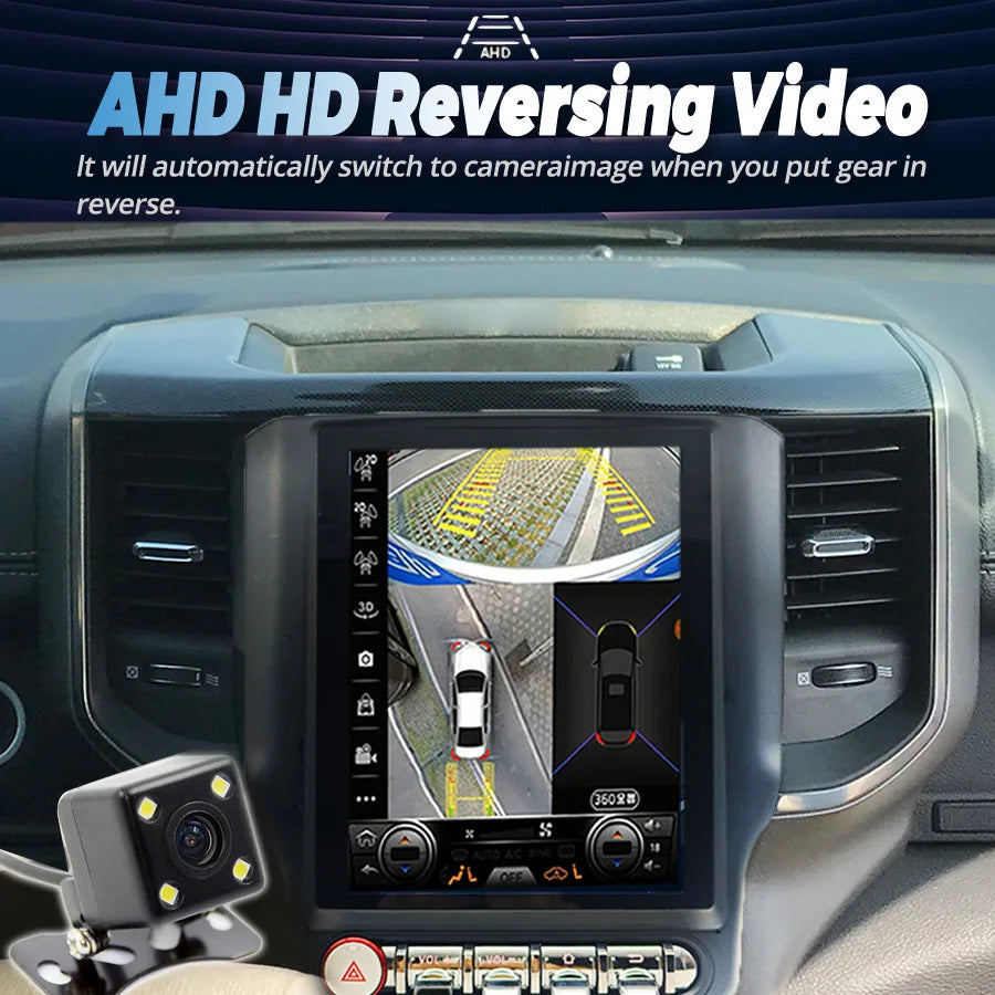 9.7inch Android 15 256GB Screen Navigation GPS For Dodge Ram 2019 Radio Navi Stereo Multim