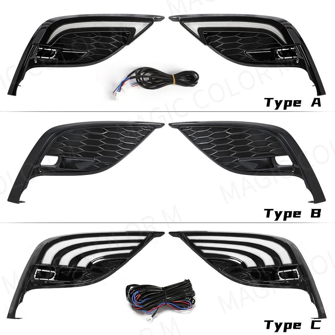 81482-06190 81481-06220 Led Fog Lights DRL Daylights for Toyota Camry 2021 2022 2023 Bumpe | AUTOKITSHOP