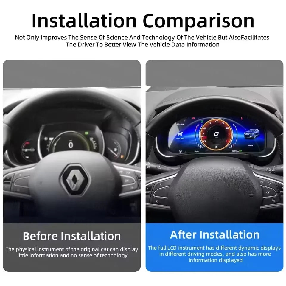 LED Interior Light Kit for Renault 2016-2019 - Canbus Error-Free Interior Bulbs