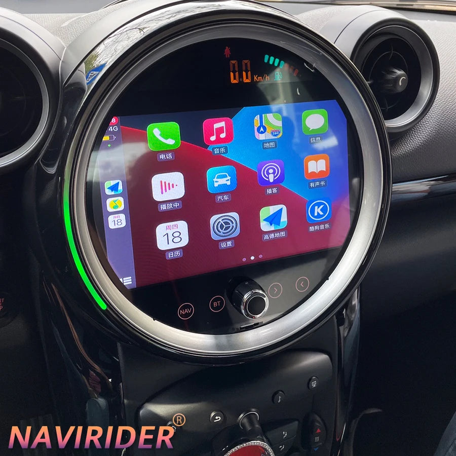Android 14 Autoradio AHD QLED Screen Navigation Radio For MINI COUNTRYMAN R60 R54 MINI COO