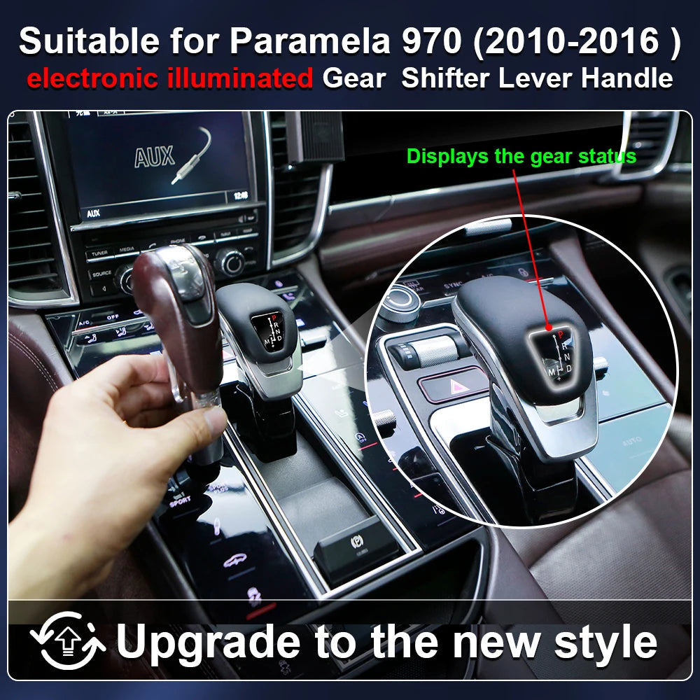 For Porsche Panamera 970 2010 - 2016 gear lever Gear Shifter Knob Updated to new version s