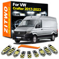 ZITWO 11Pcs Canbus Car LED Interior Light Bulb Kit For VW Volkswagen Crafter Bus Box Van 2017 20 - Canbus LED Car Light