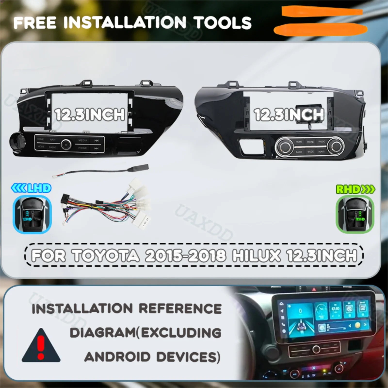 LED Interior Light Kit for Toyota 2015-2018 - Canbus Error-Free Interior Bulbs