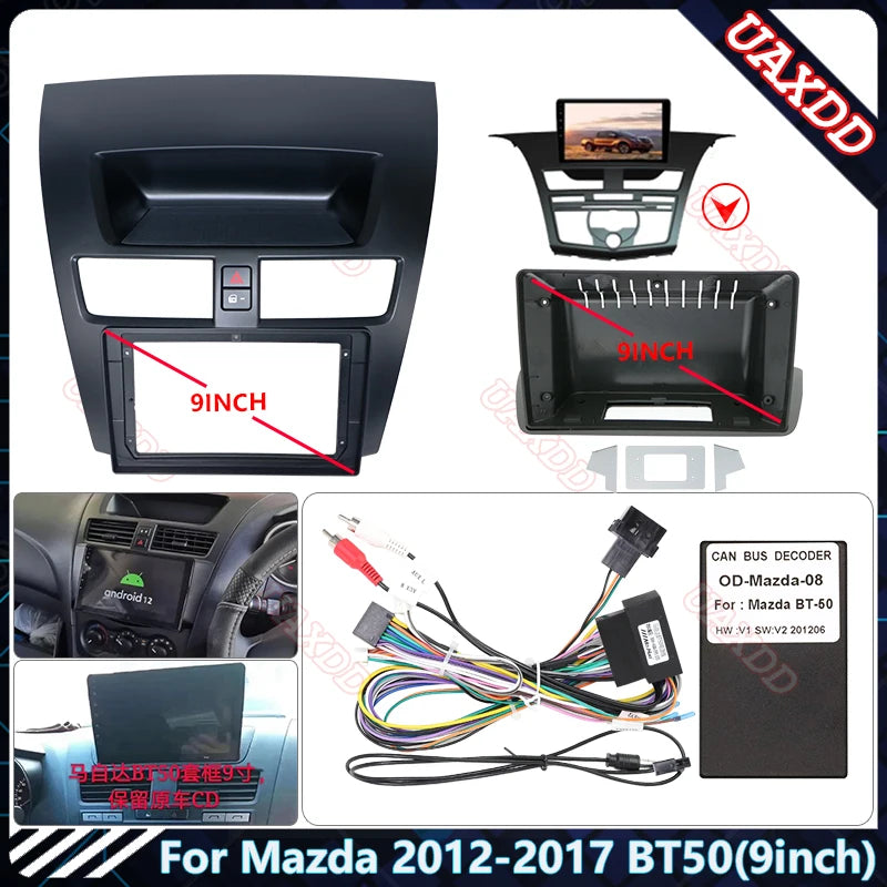 Car DVD Radio Android Stereo Harness Screens Accessories Navigation Dashboard Cable Frame