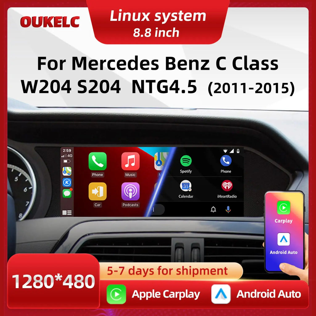 LED Interior Light Kit for Mercedes CClass S204 W204 - Canbus Error-Free Interior Bulbs