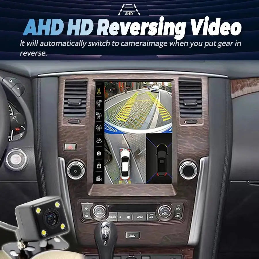DSP Car Radio For Infiniti Qx80 For Nissan Patrol Y61 Y62 2016 GPS Navi Carplay Android Mu