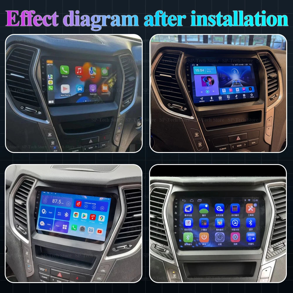Android 16 For Hyundai Santa Fe 3 2013-2016 Car Radio Multimedia Video Player Carplay Navi | AUTOKITSHOP