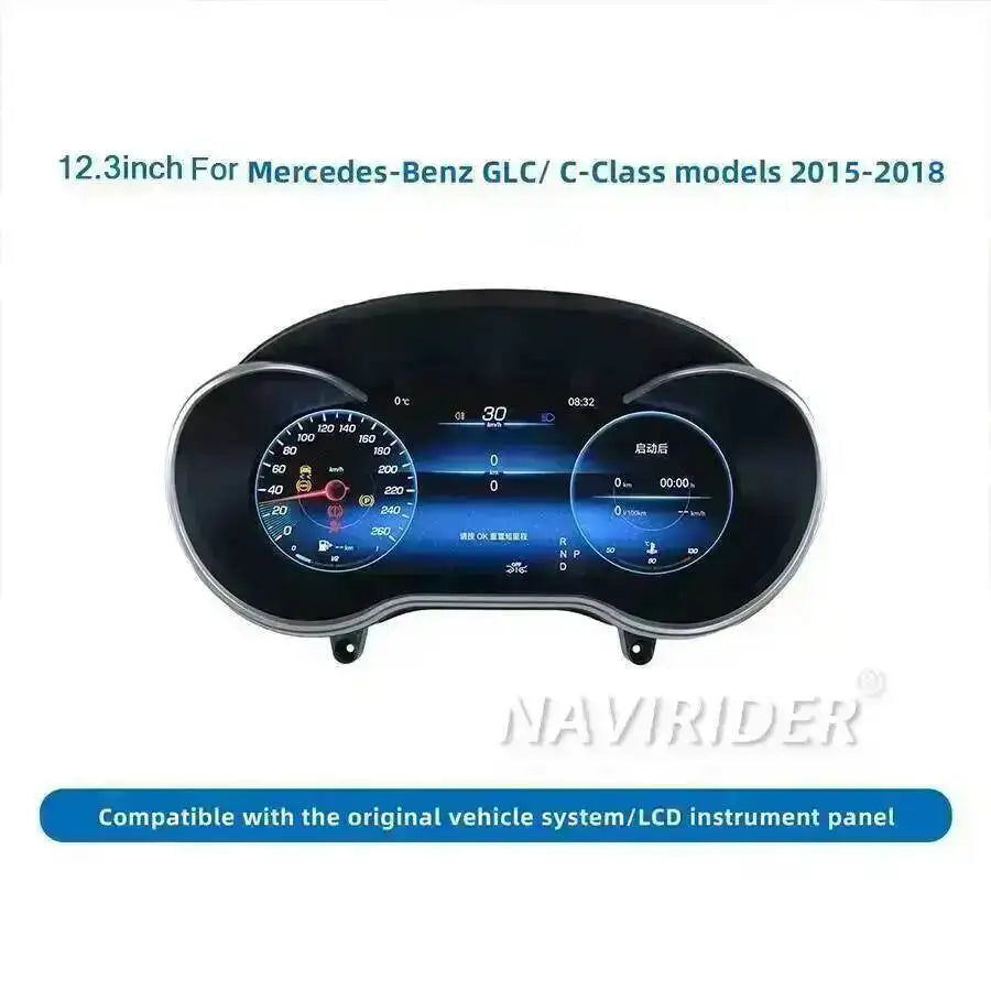 LCD Car Digital For Benz A/CLA/C/E/CLS Class W205 GLC X205 W204 W212 W176 GLK Cluster Inst | AUTOKITSHOP