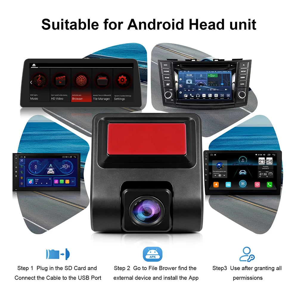 170° DVR Driving Recorder Media Comes with ADAS Driving Assistance Function Recorder Night