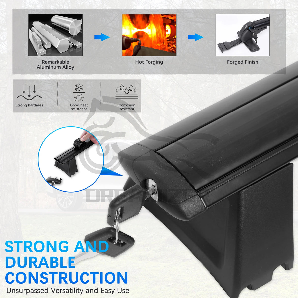 Roof Rails For Cars Crossbars Roof Racks Luggage Racks Replacement For Jeep Gran for Jeep 2011-2021 - Automotive LED Lig