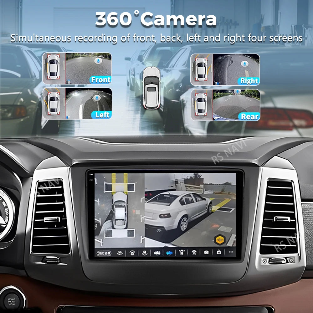 Android 16 For SsangYong Rexton 2017+ Musso 2018+ 2K QLED Android Car Radio Multimedia Vid