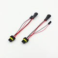 Rockeybright 2pcs 9005 HB3 9006 HB4 High Beam HID Bi-xenon Adapters for the H1 or D2S HID