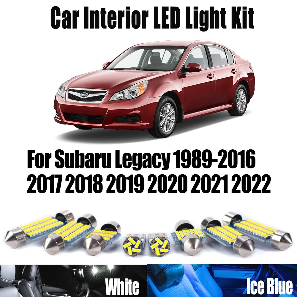 LED Interior Light Kit for Subaru Legacy 1989- 2018 - Canbus Dome Map Door Trunk Bulbs | AUTOKITSHOP