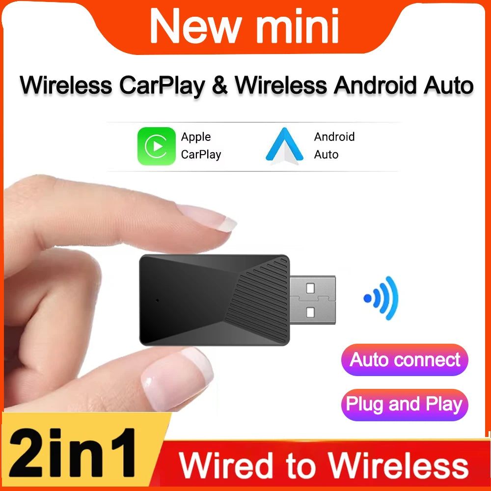 For Audi VW Smart Box Wireless Carplay And Android Auto Adapter With USB Plug and Play Fas