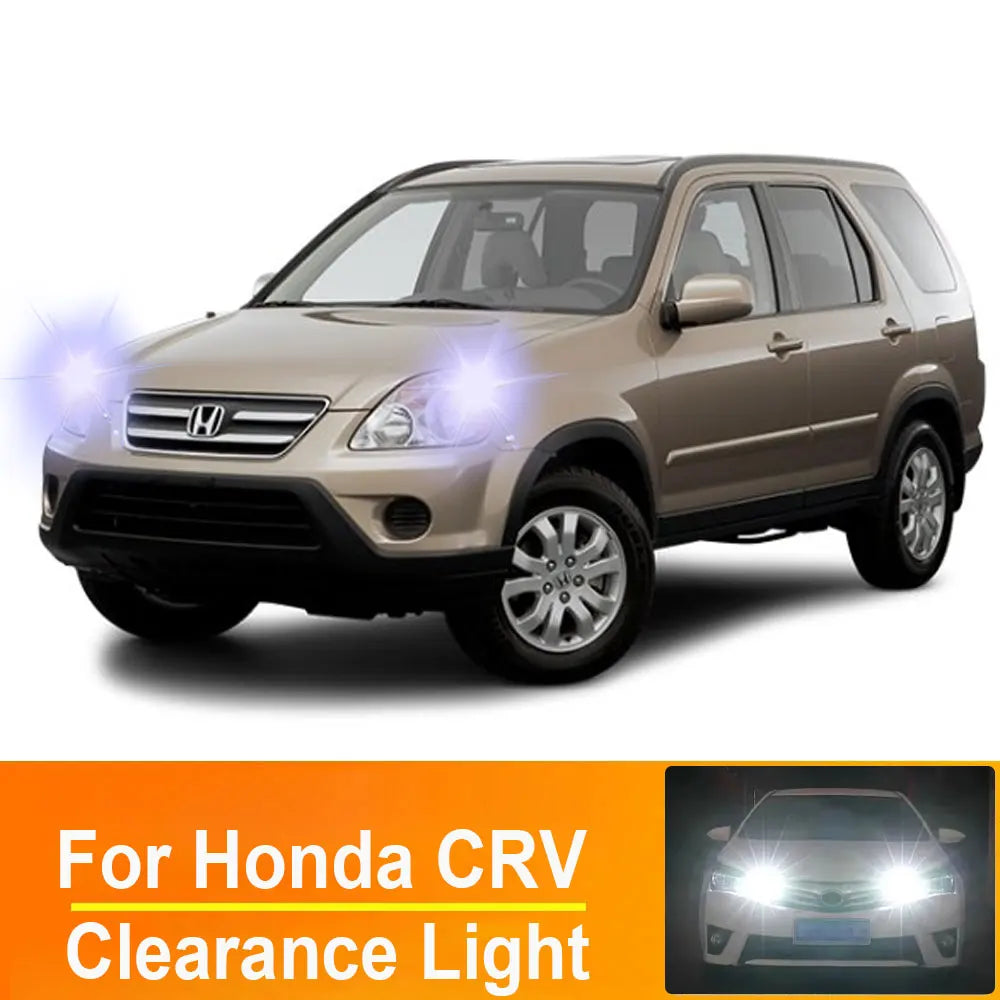 2-Piece LED Interior Light Kit for Honda CRV 1 2 3 1999- 2013 - Canbus Dome Map Door Trunk Bulbs | AUTOKITSHOP