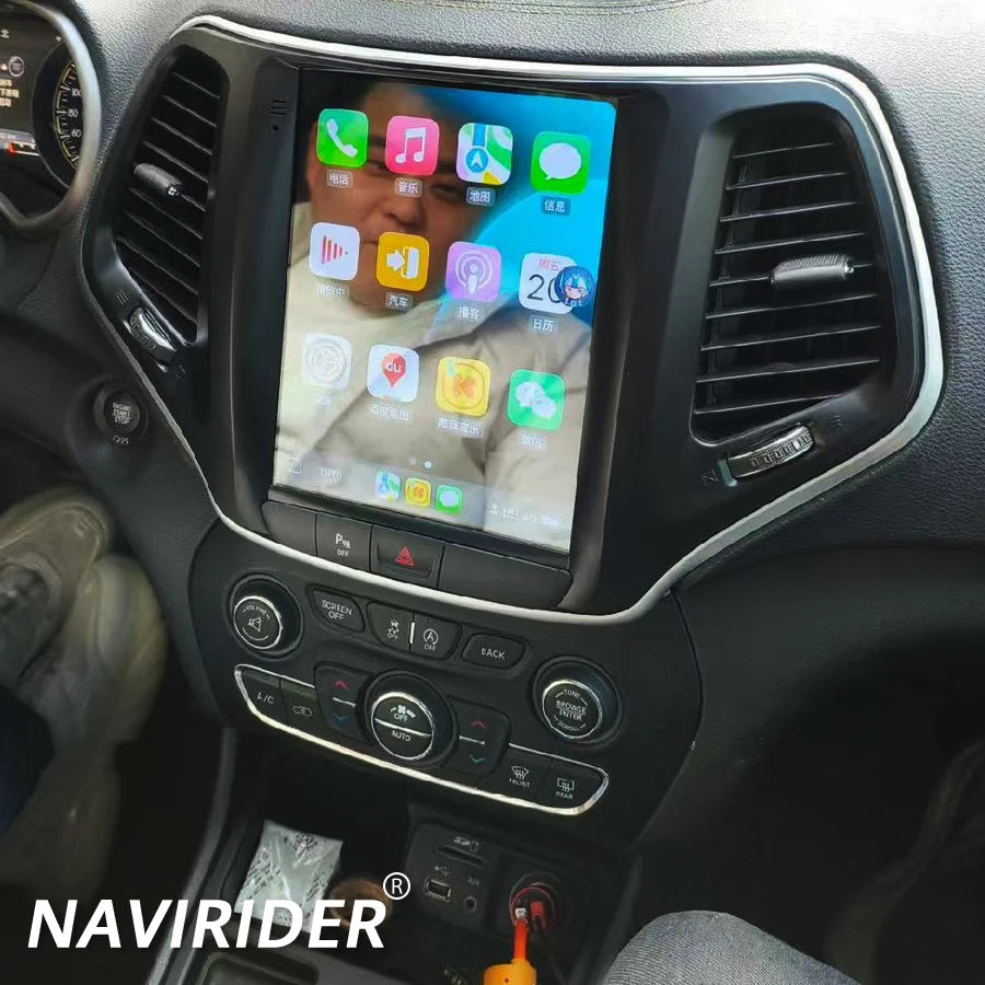 Vertical screen 10.4inch Navi Stereo Wireless CarPlay 8GB+128GB Car Multimedia video Playe